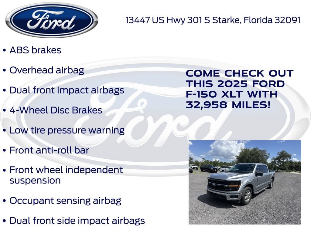 Certified 2025 Ford F150 XLT w/ Equipment Group 301A Standard RWD image 21