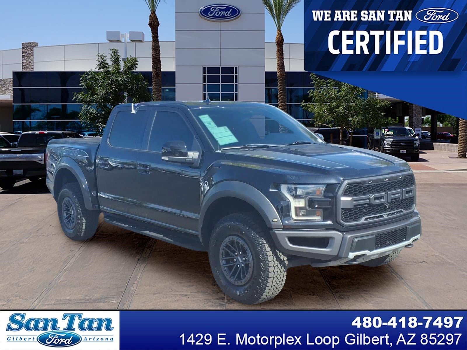 Certified 2020 Ford F150 Raptor w/ Equipment Group 802A Luxury AWD/4WD image 1