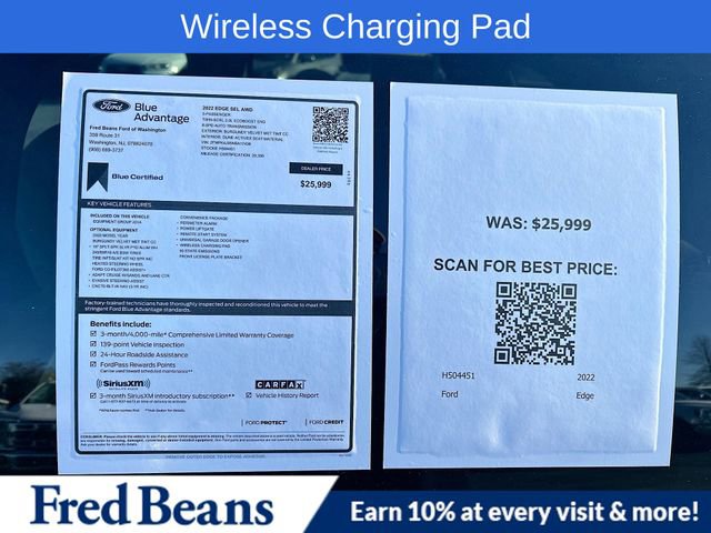 Certified 2022 Ford Edge SEL w/ Convenience Package image 36