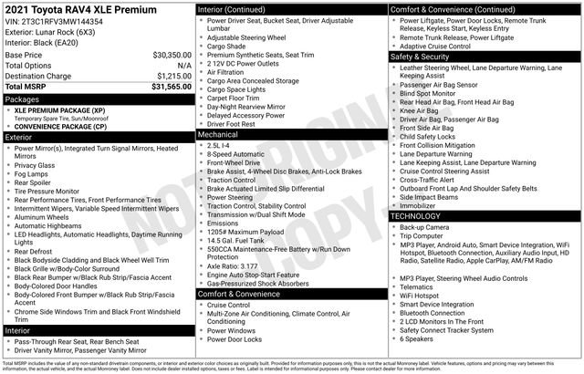 Used 2021 Toyota RAV4 XLE Premium FWD image 7