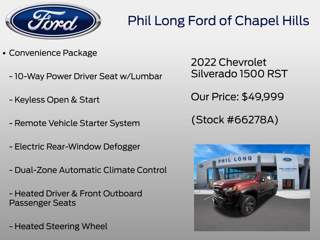Used 2022 Chevrolet Silverado 1500 RST AWD/4WD image 38