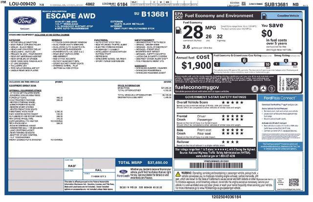 Certified 2025 Ford Escape ST-Line w/ Tech Pack #1 AWD/4WD image 9