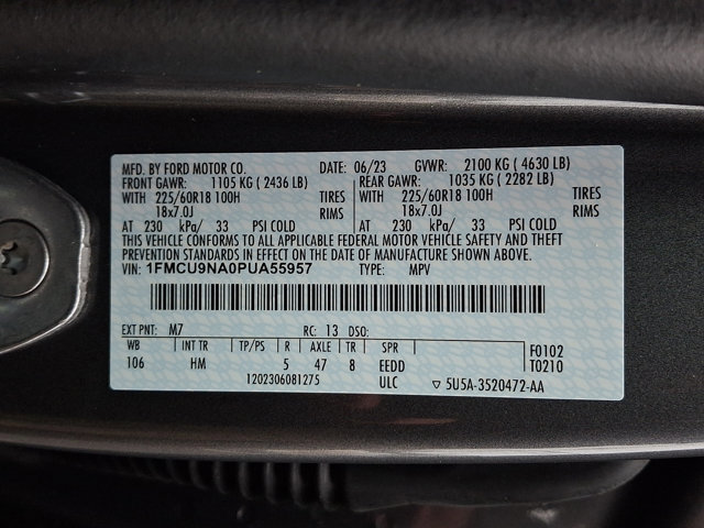 Certified 2023 Ford Escape ST-Line Select w/ Tech Pack #1 image 29