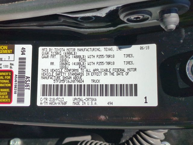 Used 2018 Toyota Tundra SR5 AWD/4WD image 35