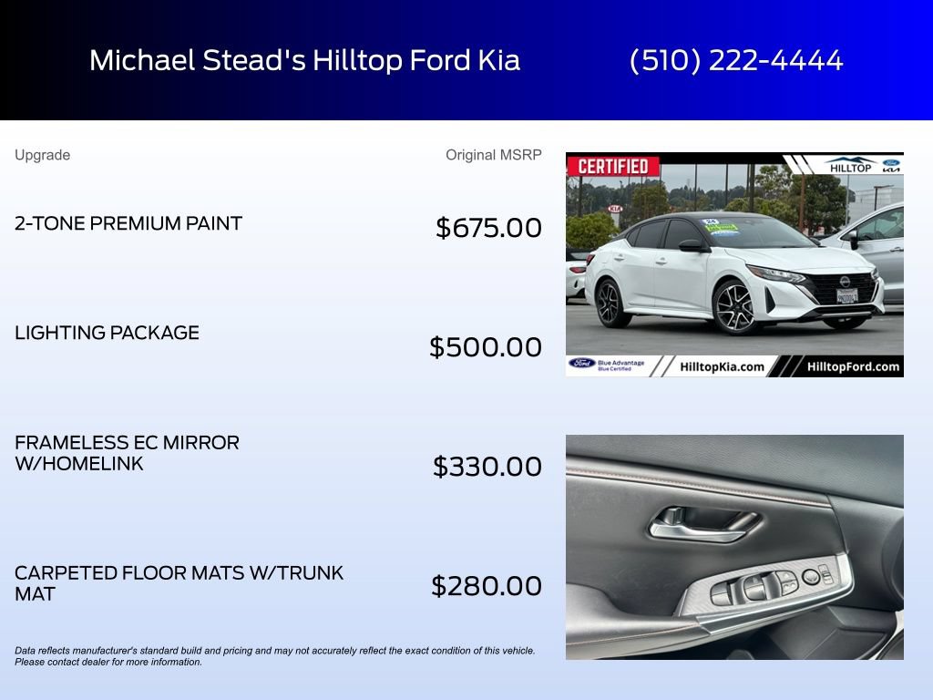 Used 2024 Nissan Sentra SR w/ Lighting Package FWD image 6