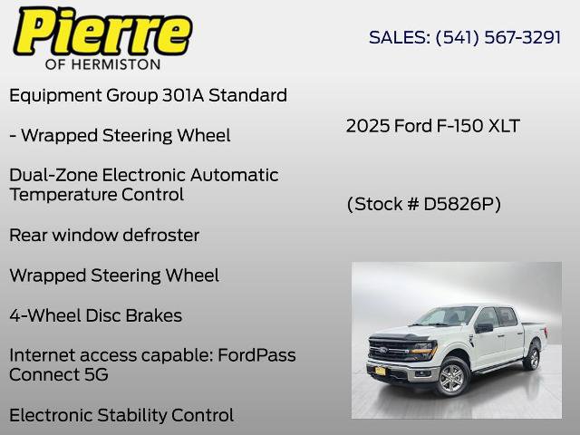 Certified 2025 Ford F150 XLT w/ Equipment Group 301A Standard AWD/4WD image 13