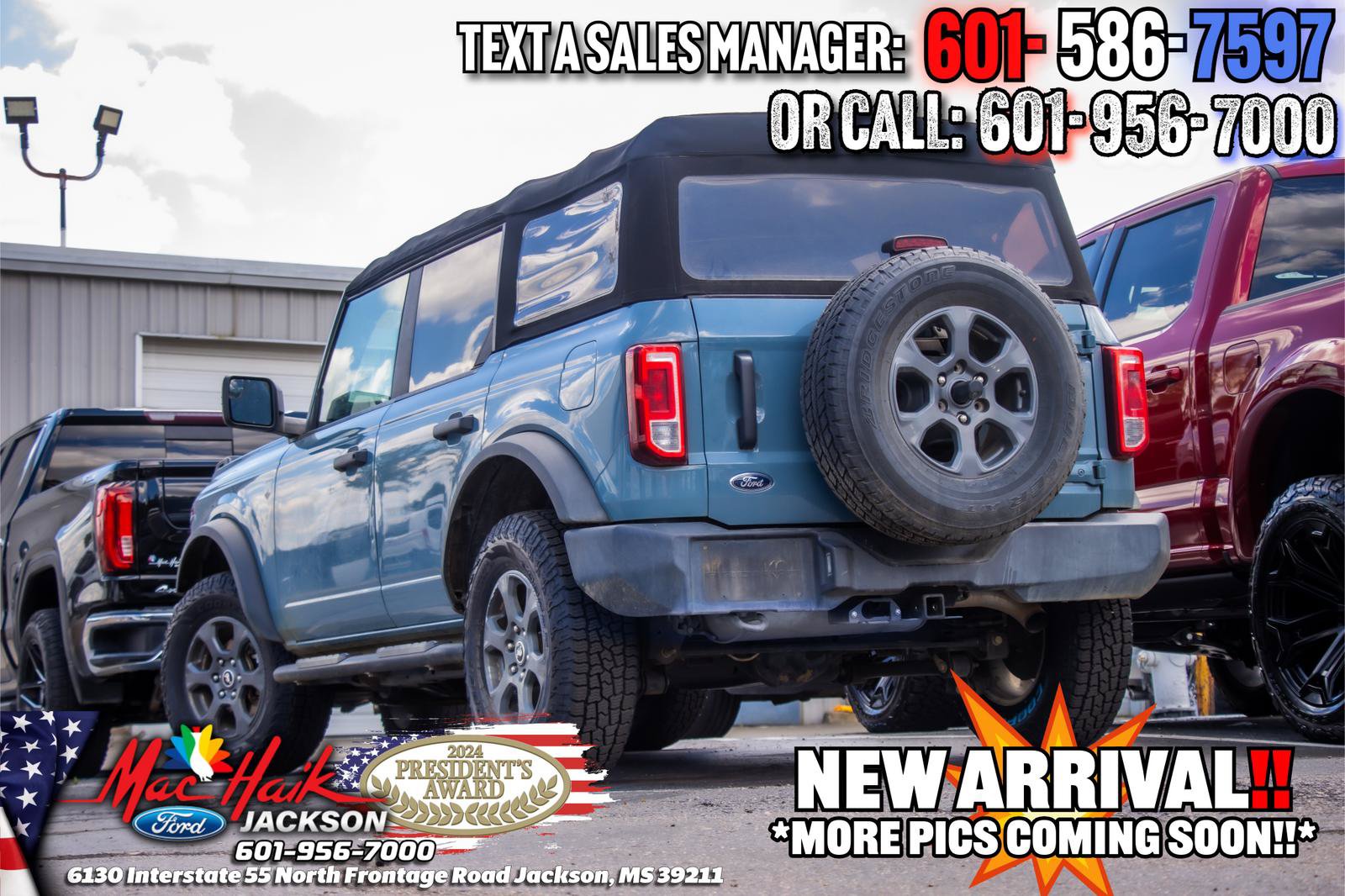 Certified 2022 Ford Bronco Big Bend