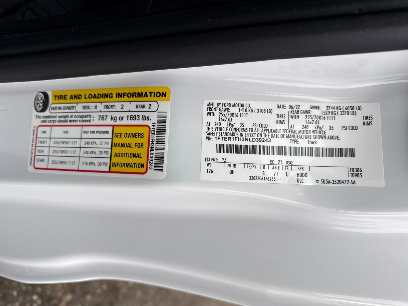 Certified 2022 Ford Ranger XL image 30