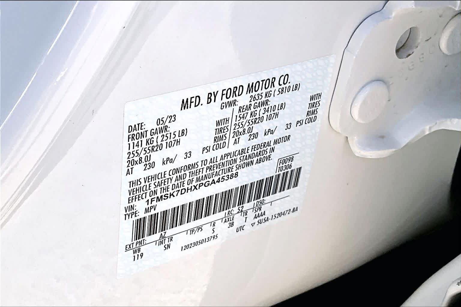 Certified 2023 Ford Explorer XLT w/ Equipment Group 202A RWD image 34