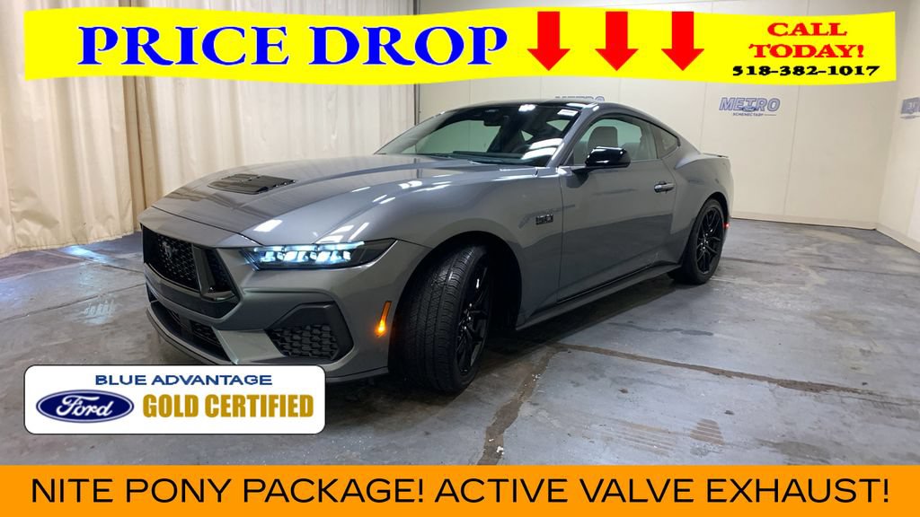 Certified 2025 Ford Mustang GT Premium w/ Mustang Nite Pony Package RWD image 7