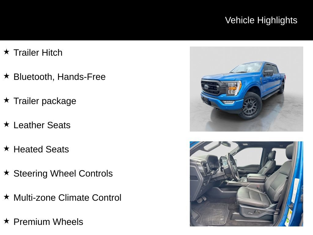 Certified 2021 Ford F150 XLT w/ Equipment Group 302A High AWD/4WD image 26