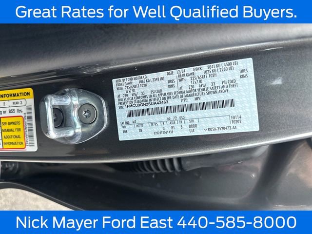 Certified 2025 Ford Escape Active AWD/4WD image 27