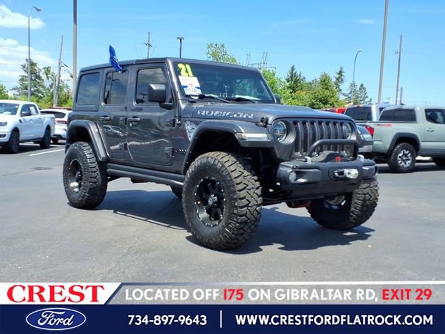 Used 2021 Jeep Wrangler Unlimited Rubicon AWD/4WD image 1