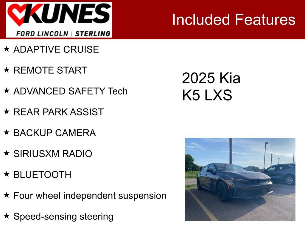 Used 2025 Kia K5 LXS FWD image 2