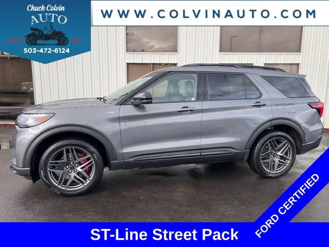 Certified 2025 Ford Explorer ST-Line w/ ST-Line Street Pack