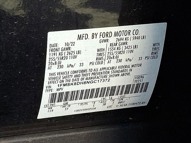 Certified 2022 Ford Explorer XLT w/ Equipment Group 202A image 26