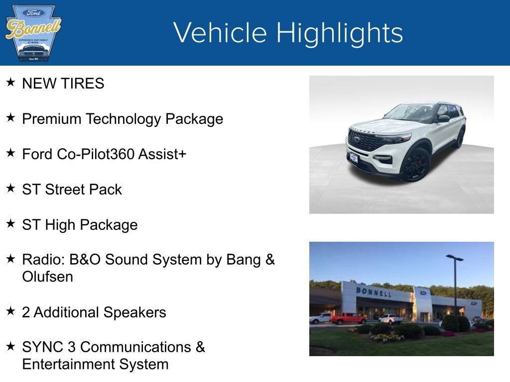 Certified 2022 Ford Explorer ST w/ Equipment Group 401A image 9