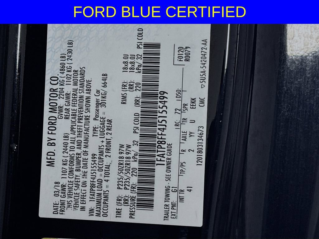 Certified 2018 Ford Mustang GT Premium image 31