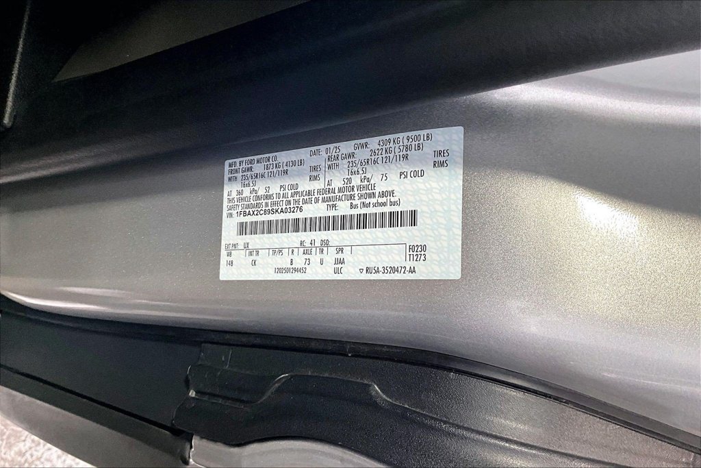 Certified 2025 Ford Transit 350 XLT RWD image 32