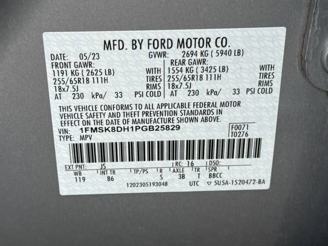 Certified 2023 Ford Explorer XLT AWD/4WD image 40