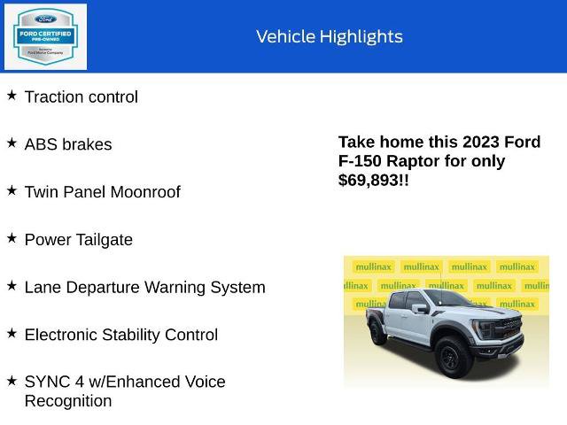 Certified 2023 Ford F150 Raptor AWD/4WD image 19