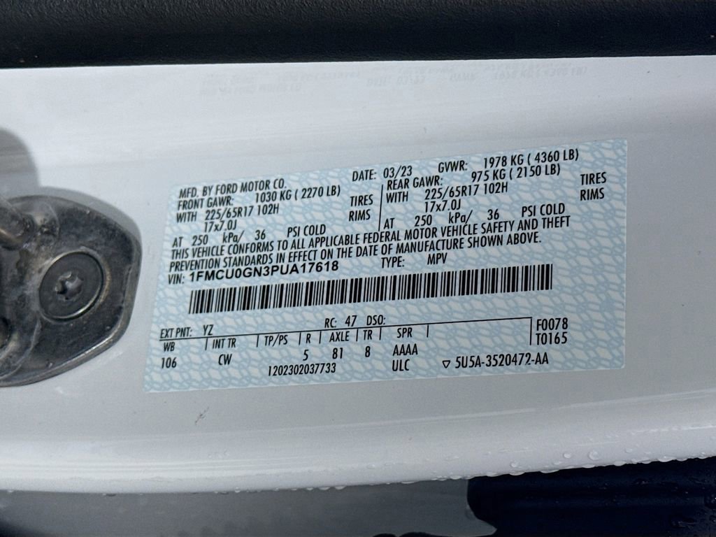 Certified 2023 Ford Escape Active w/ Tech Pack #1 image 32