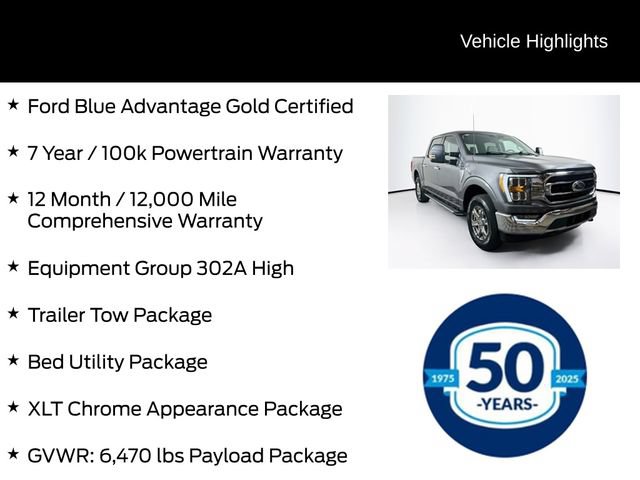 Certified 2023 Ford F150 XLT w/ Equipment Group 302A High AWD/4WD image 6