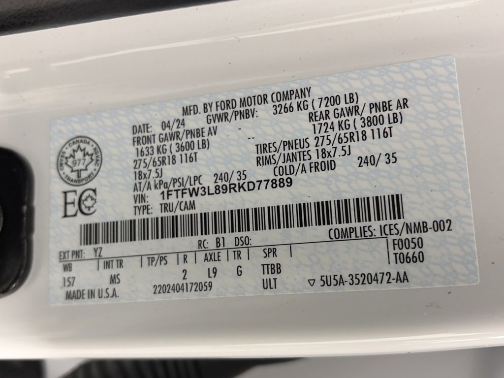 Certified 2024 Ford F150 XLT w/ Tow/Haul Package image 9