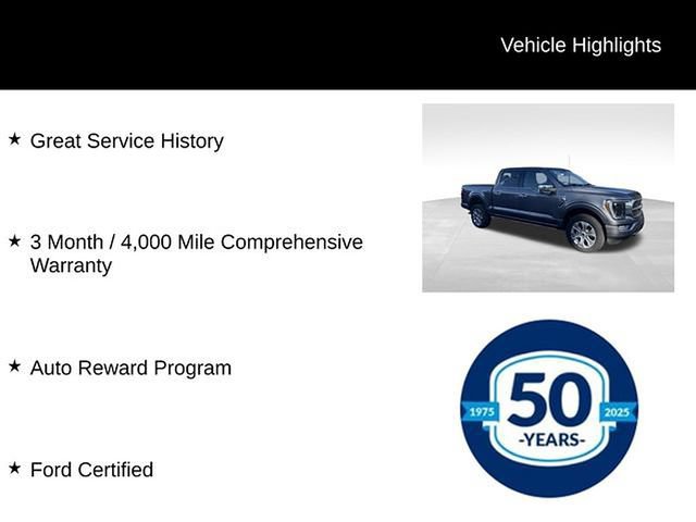 Certified 2023 Ford F150 Platinum w/ Equipment Group 701A High AWD/4WD image 8