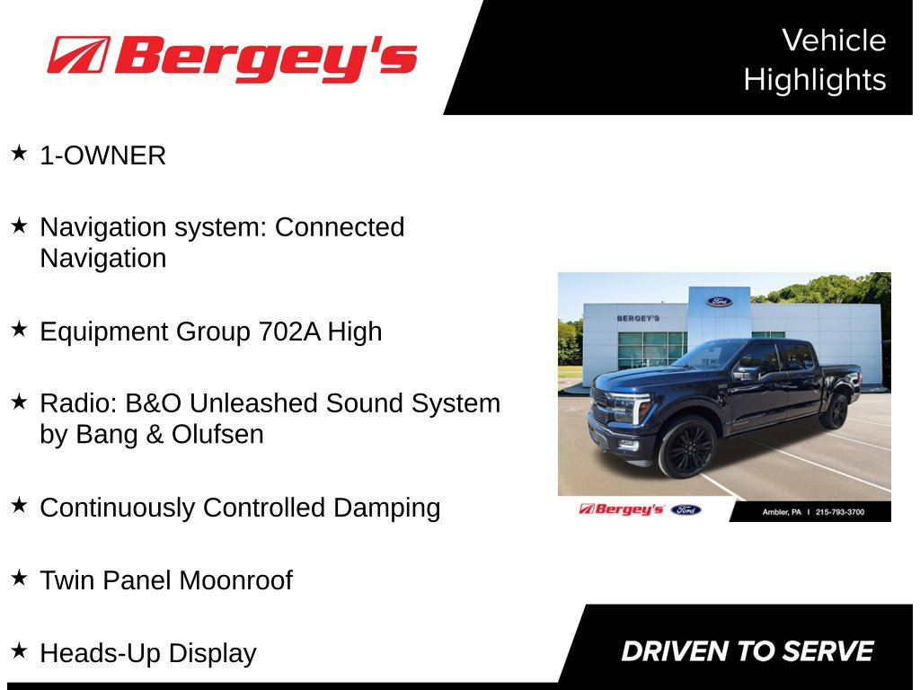 Certified 2024 Ford F150 Platinum w/ Equipment Group 702A High AWD/4WD image 5