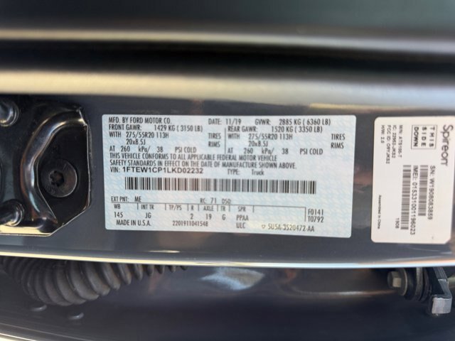 Certified 2020 Ford F150 XL w/ Equipment Group 101A Mid RWD image 27