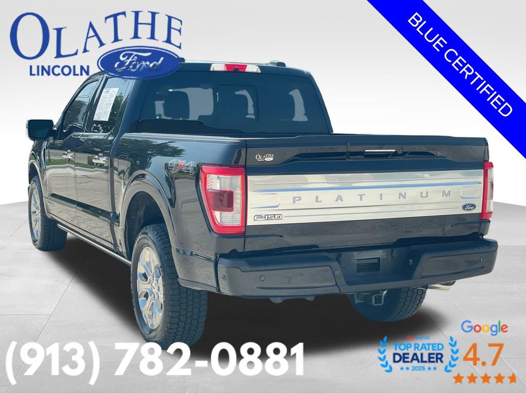 Certified 2022 Ford F150 Platinum w/ Equipment Group 701A High AWD/4WD image 4