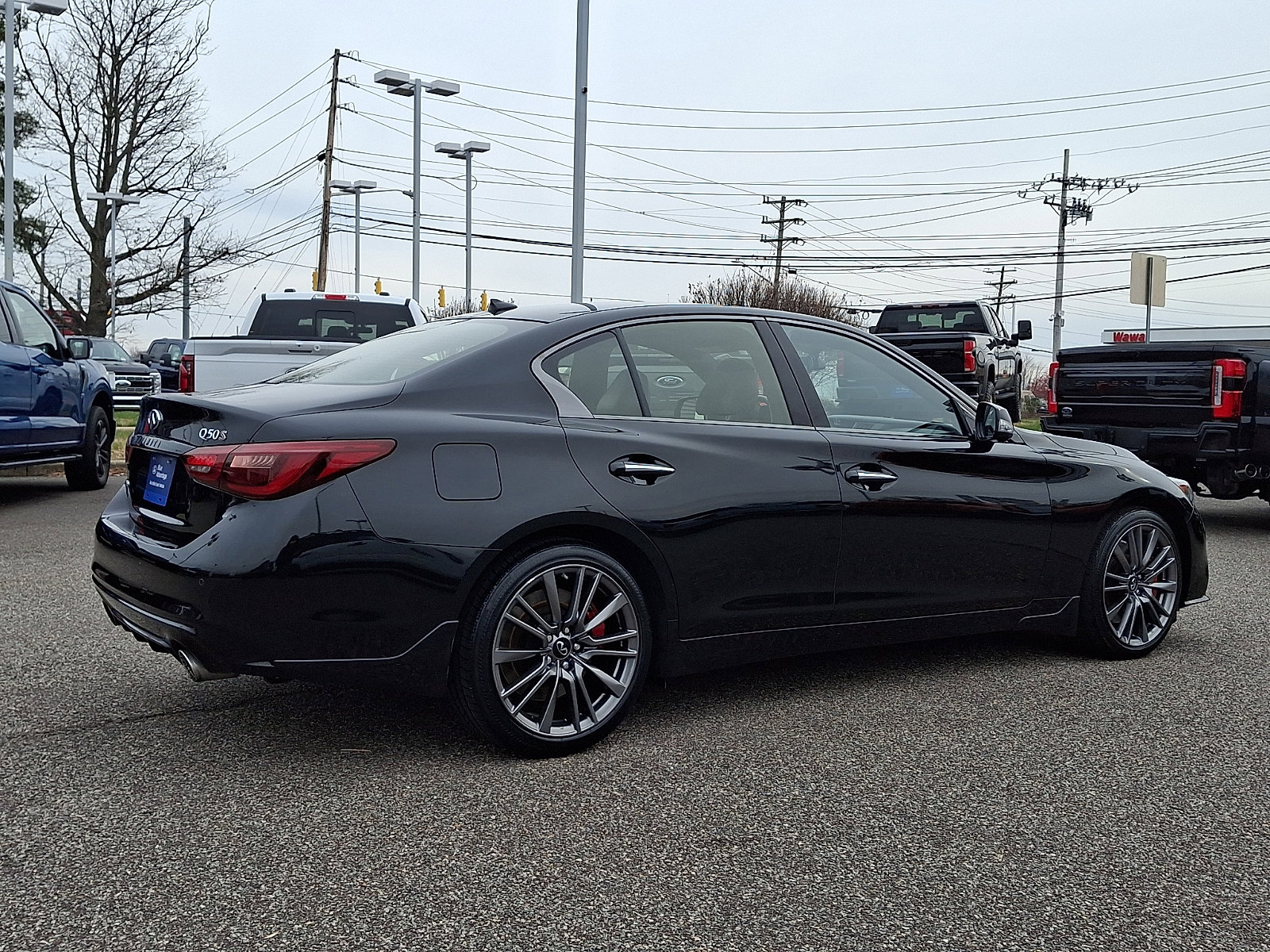 Used 2021 INFINITI Q50 Red Sport 400 w/ All Weather Package image 11