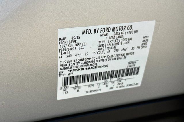 Certified 2018 Ford Explorer XLT w/ Equipment Group 202A image 32