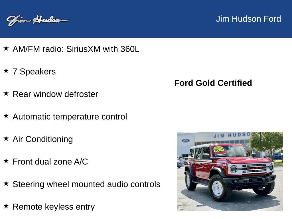 Certified 2026 Ford Bronco Heritage Edition AWD/4WD image 13