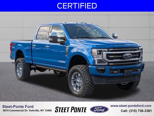 Certified 2021 Ford F350 Platinum w/ FX4 Off-Road Package AWD/4WD image 1