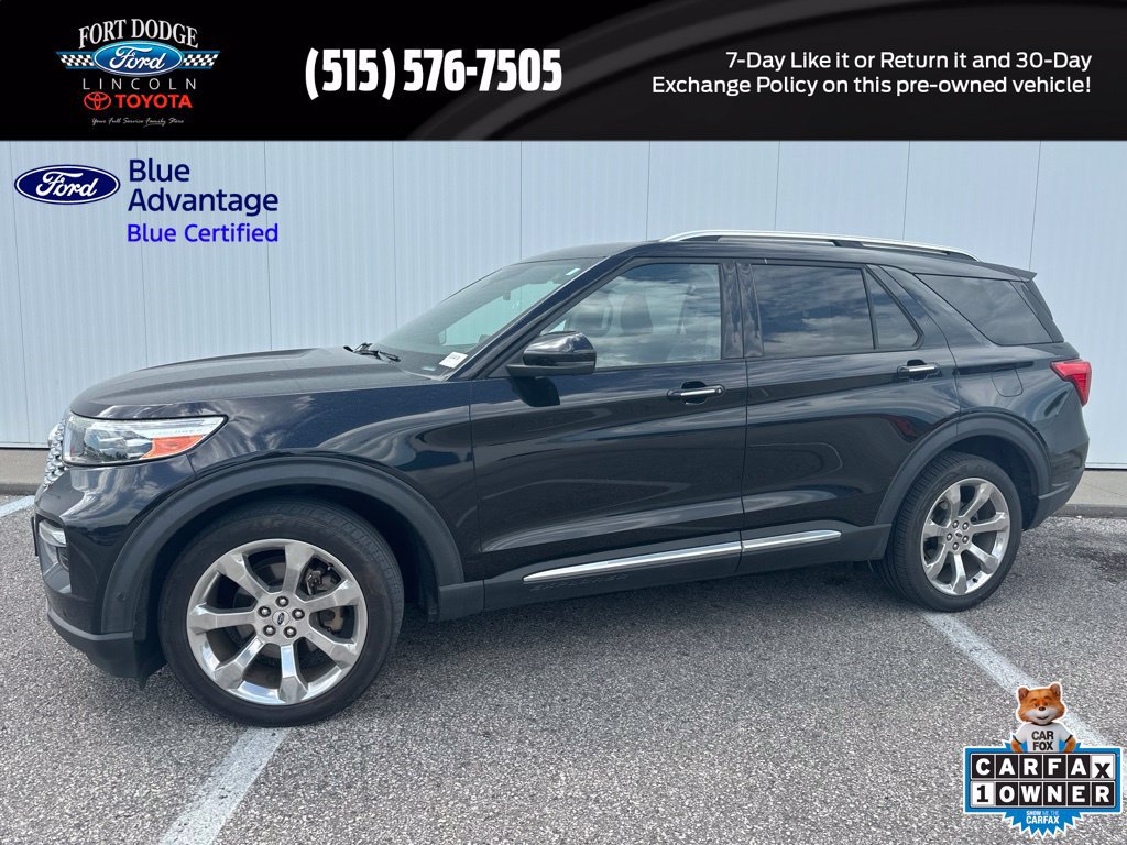 Certified 2020 Ford Explorer Platinum w/ Premium Technology Package
