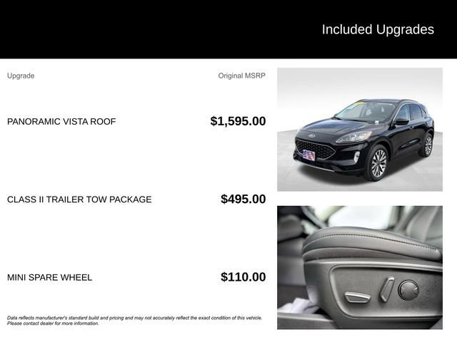 Certified 2022 Ford Escape Titanium w/ Class II Trailer Tow Package image 9