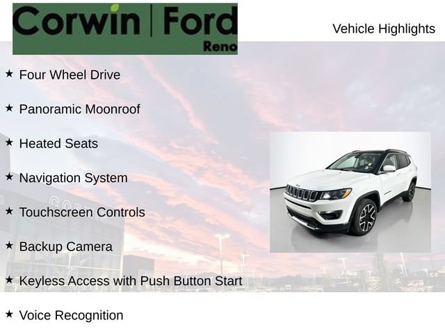 Used 2017 Jeep Compass Limited w/ Navigation Group AWD/4WD image 8