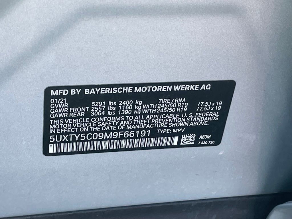 Used 2021 BMW X3 xDrive30i w/ Convenience Package AWD/4WD image 38