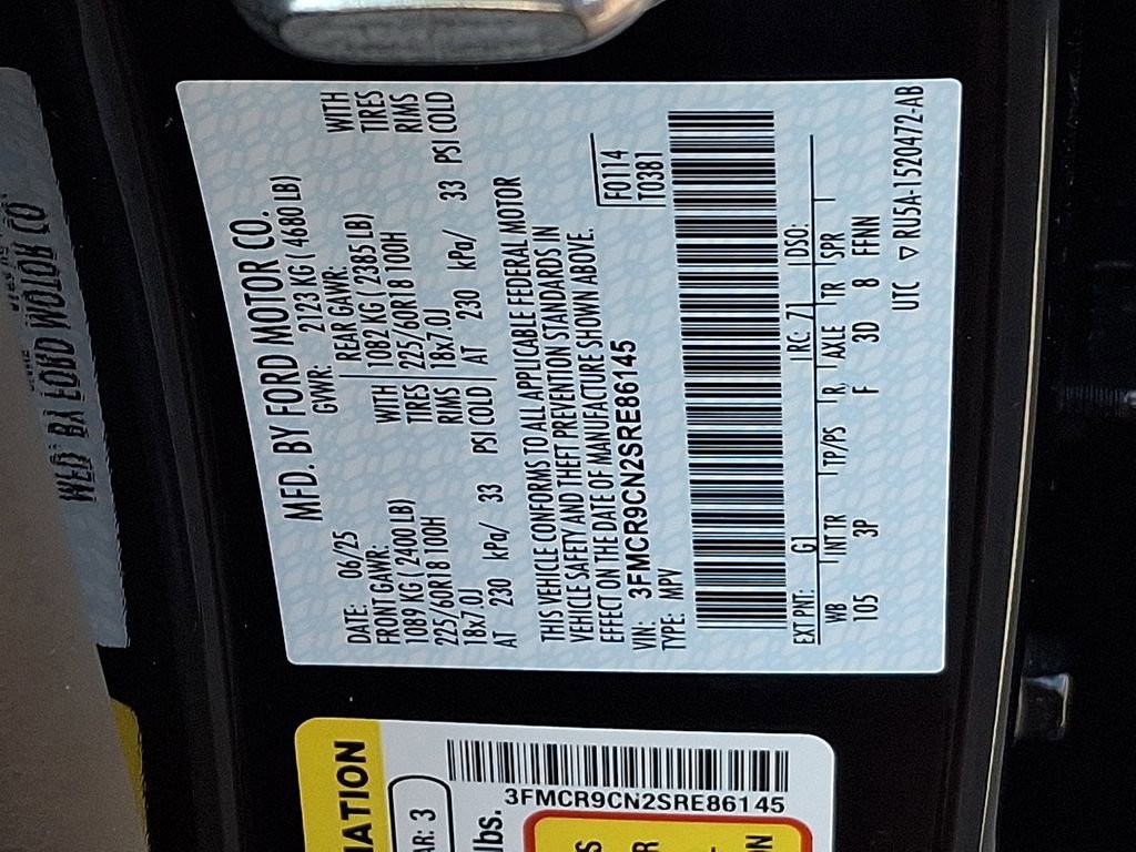 Certified 2025 Ford Bronco Sport Outer Banks w/ Outer Banks Tech Package+ image 29