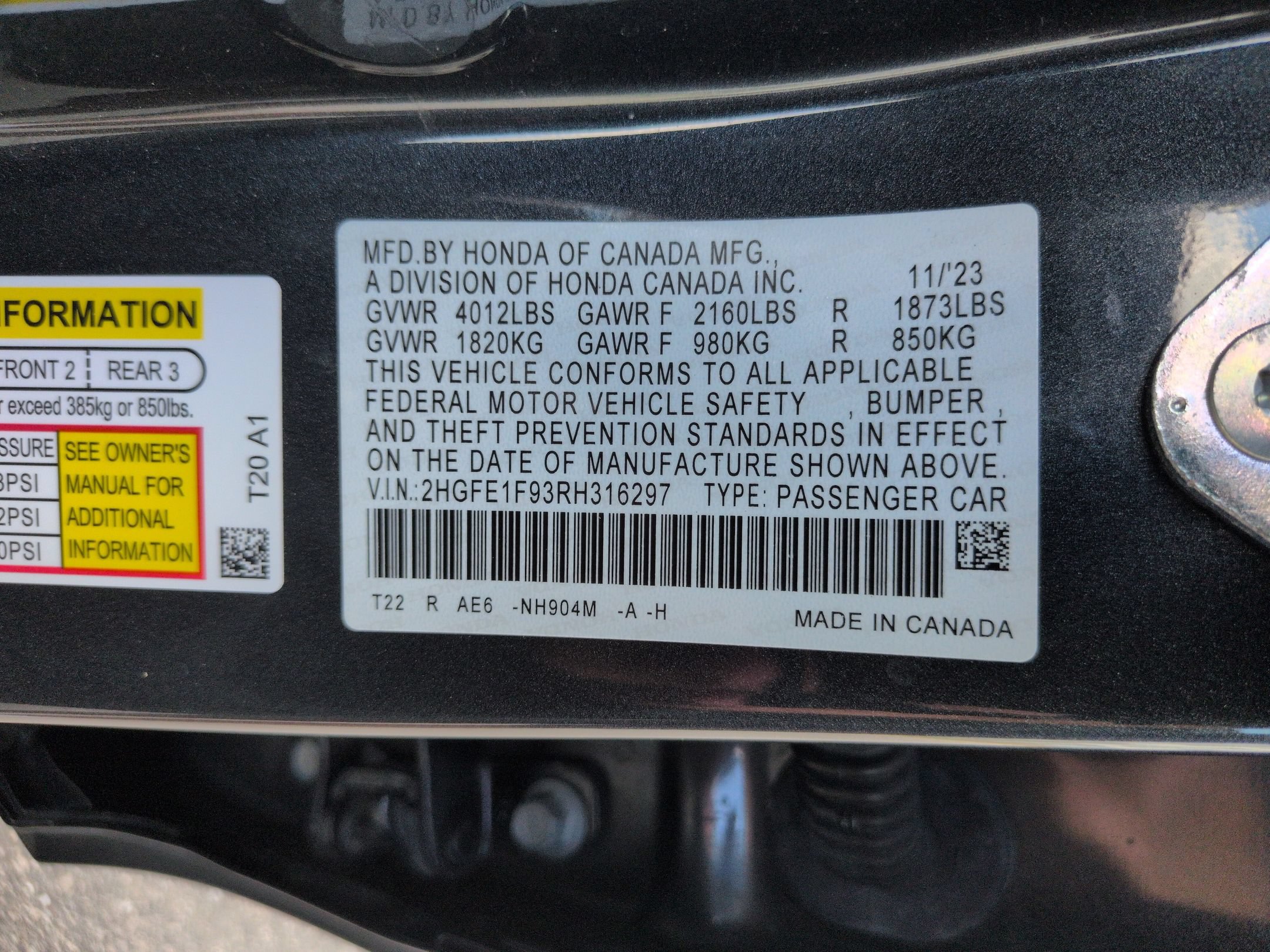 Used 2024 Honda Civic Touring image 39
