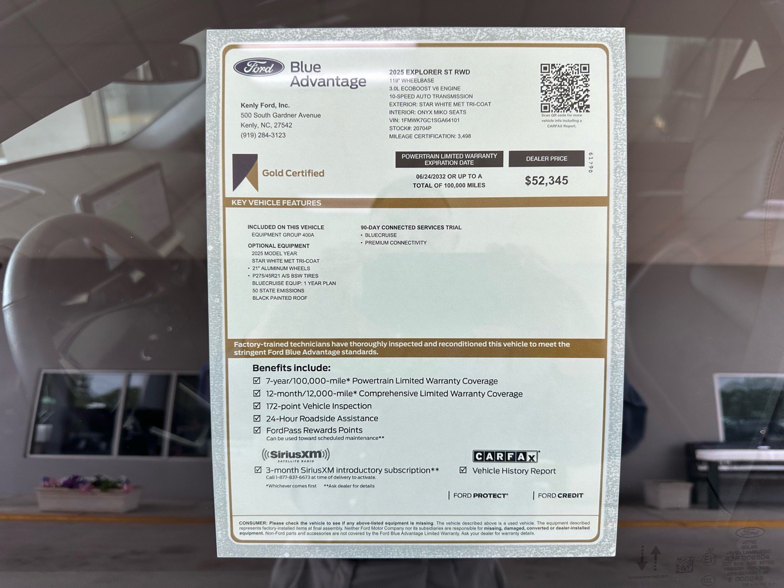 Certified 2025 Ford Explorer ST RWD image 5