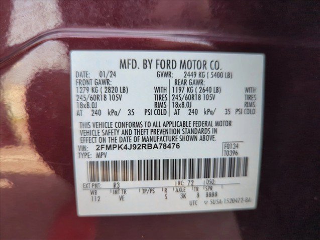 Certified 2024 Ford Edge SEL AWD/4WD image 25