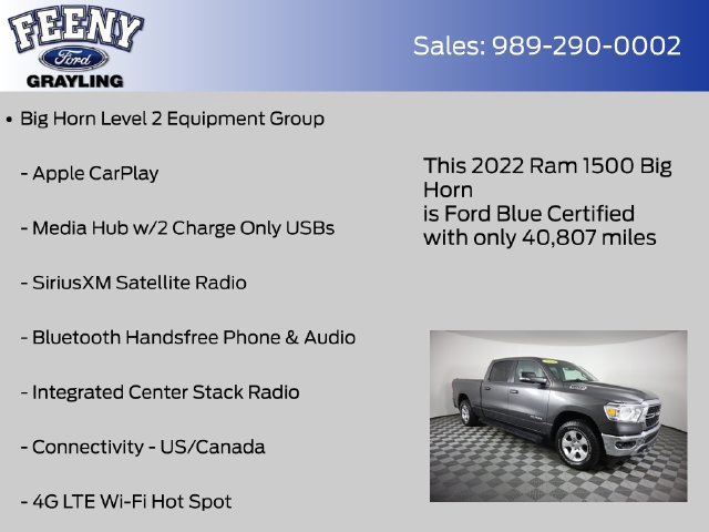 Used 2022 RAM 1500 Big Horn AWD/4WD image 28
