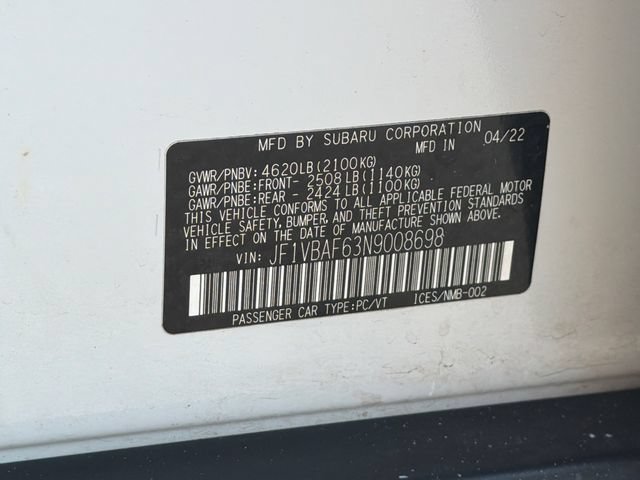 Used 2022 Subaru WRX Premium AWD/4WD image 34