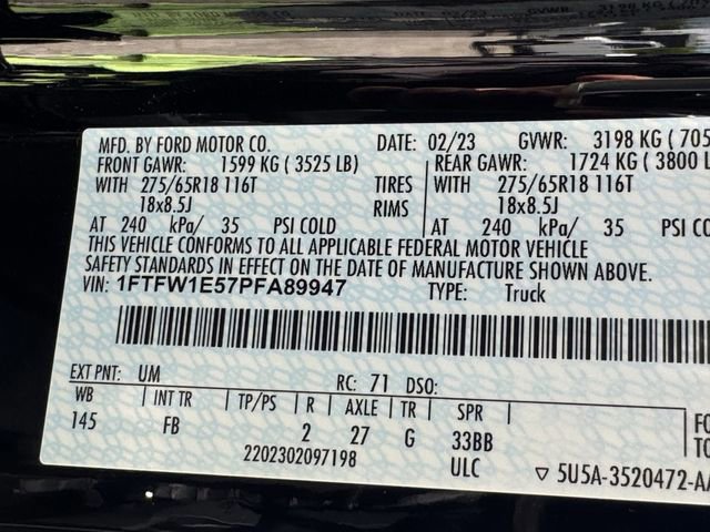 Certified 2023 Ford F150 XLT w/ Equipment Group 302A High image 32