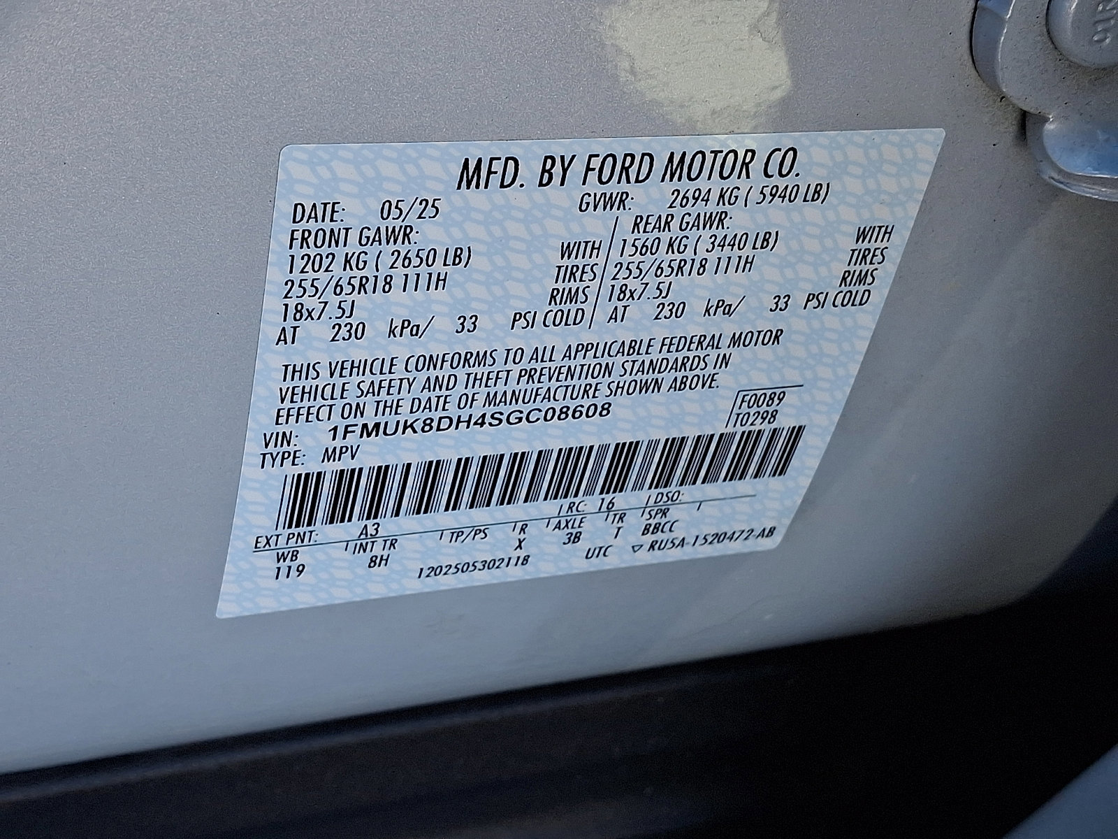 Certified 2025 Ford Explorer Active image 29