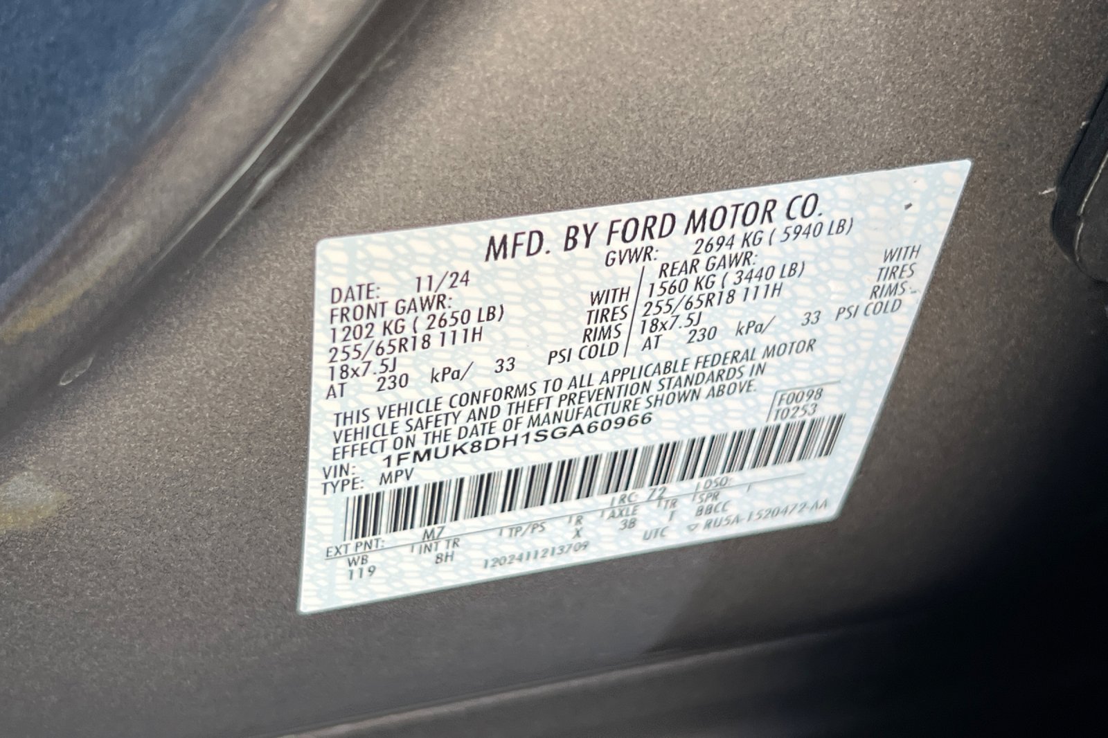 Certified 2025 Ford Explorer Active AWD/4WD image 28