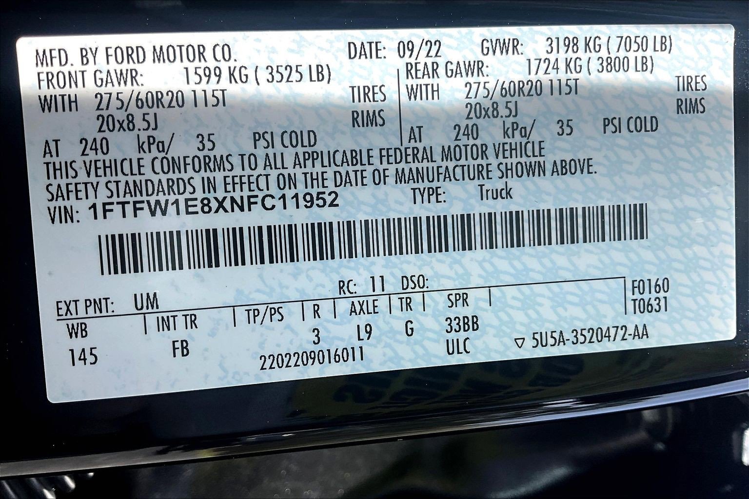 Certified 2022 Ford F150 XLT w/ Equipment Group 302A High AWD/4WD image 33